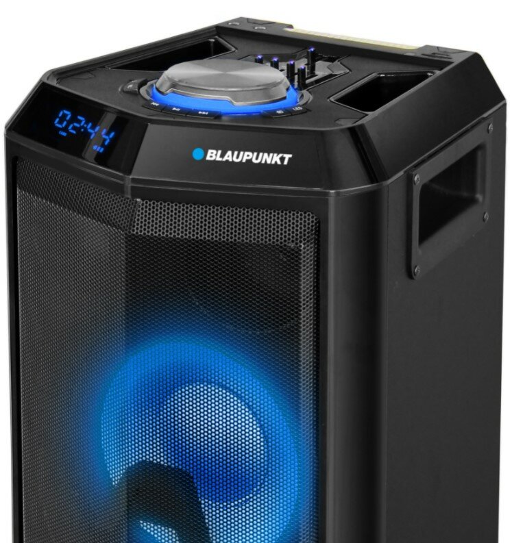 System audio Blaupunkt PS10 (Bluetooth Karaoke LED) widok lewy skos