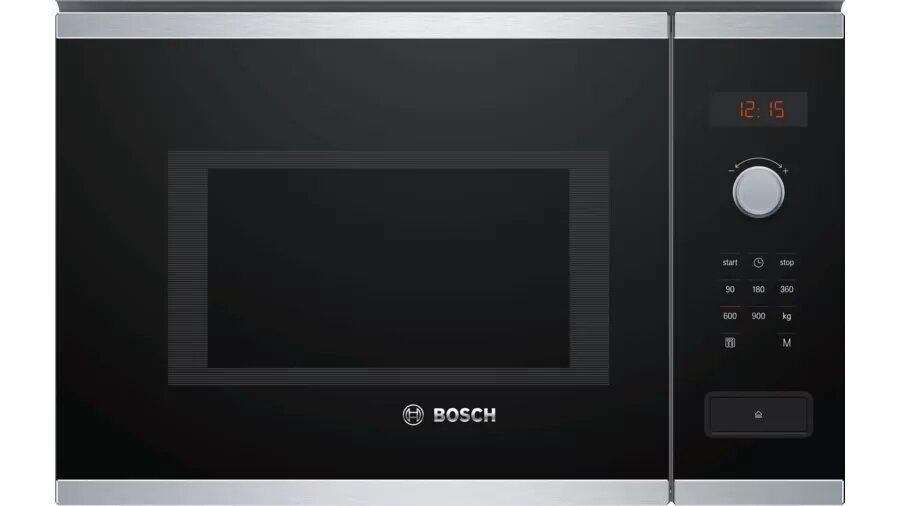 Kuchenka mikrofalowa Bosch BFL553MS0 widok na kuchenkę mikrofalową od frontu