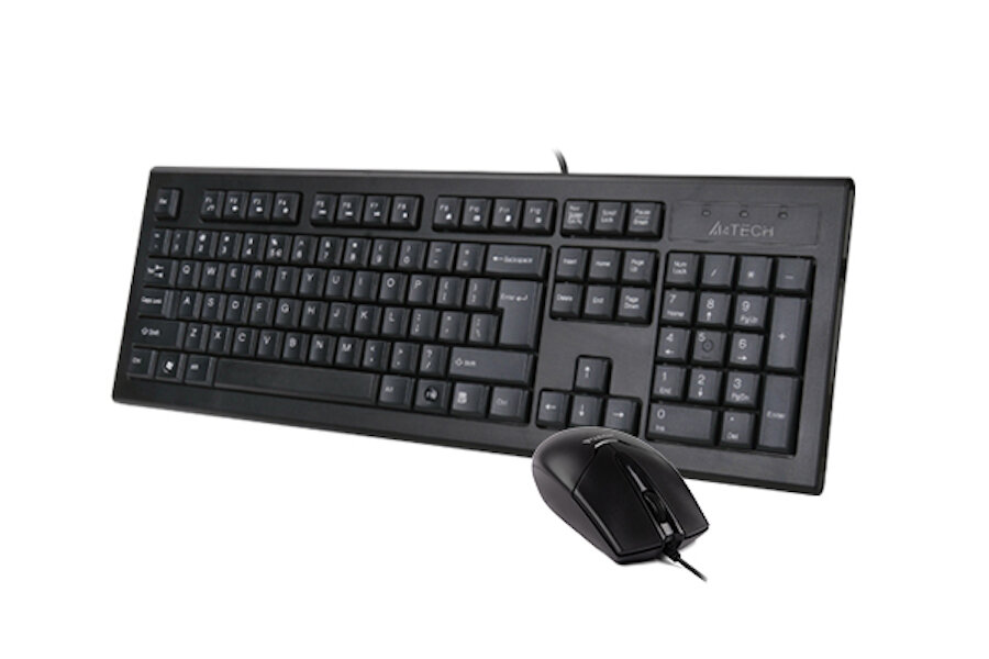 Zestaw klawiatura i mysz A4Tech KR-85550 przewodowy widoczny prawym bokiem