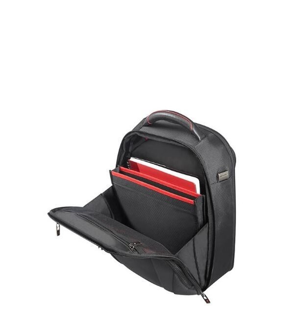 Plecak na laptop Samsonite PRO-DLX 5 14,1 czarny otwarty plecak