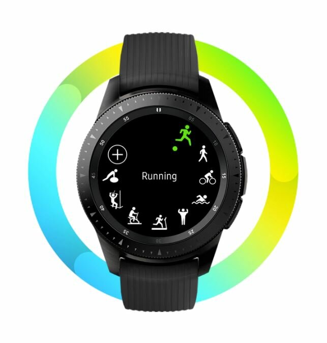Smartwatch Samsung Galaxy Watch 46mm SM-R800NZSAXEO tryby sportowe