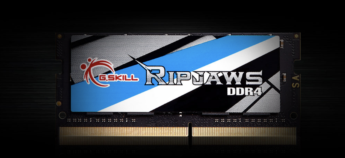 Pamięć RAM G.SKILL Ripjaws SO-DIMM DDR4 16GB 3000MHz widok od frontu