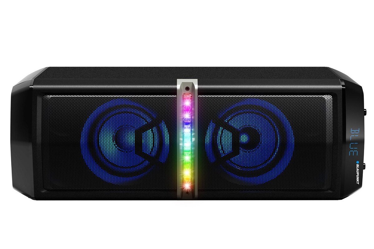 Głośnik karaoke Blaupunkt PS05.2DB FM/USB/SD Bluetooth w poziomie od frontu