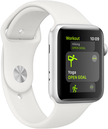 	Apple Watch Nike+ Series 3 GPS, 38mm koperta z aluminium w kolorze gwiezdnej szarości z paskiem sportowym Nike w kolorze antracytu/czarnym