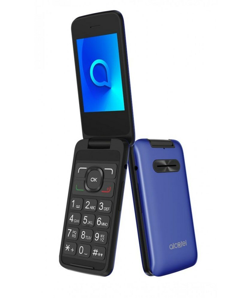 Telefon Alcatel 3025X front niebieski