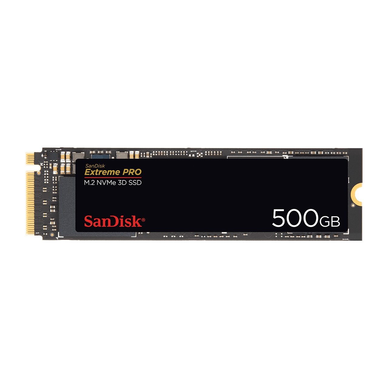Dysk SSD SanDisk Dysk ExtremePRO M.2 NVMe 3D 500GB przód 