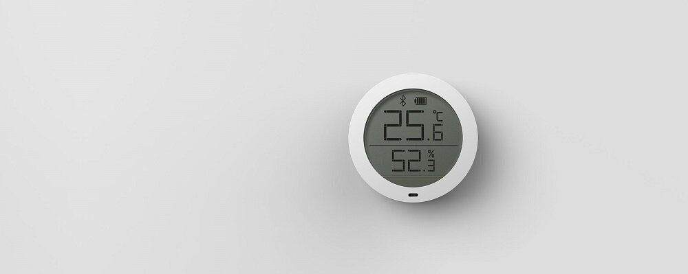Wskaźnik temperatury i wilgotności Xiaomi Mi Temperature and Humidity Monitor front