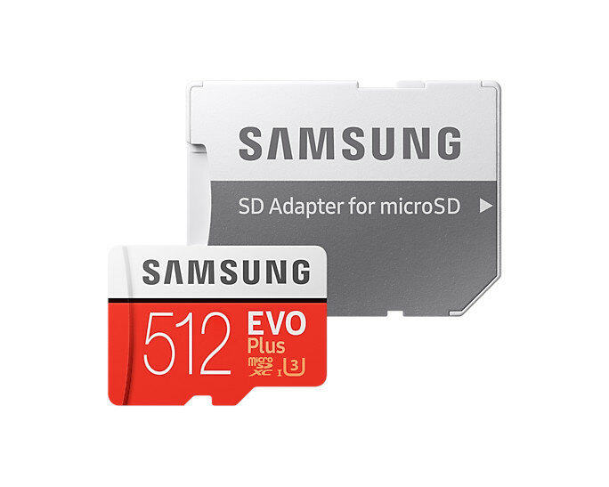 Samsung EVO Plus 512GB MB-MC512GA/EU + adapter karta i adapter