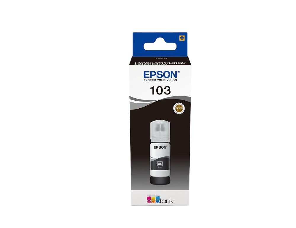 Tusz Epson EcoTank 103 (czarny) z przodu