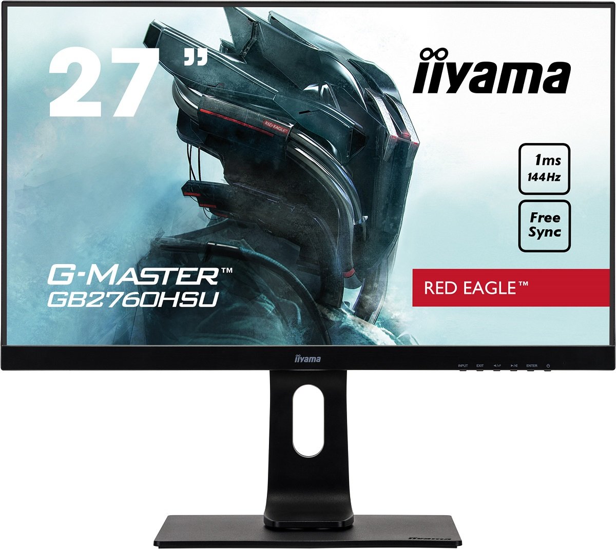 iiyama monitor GB2760HSU-B1 z przodu