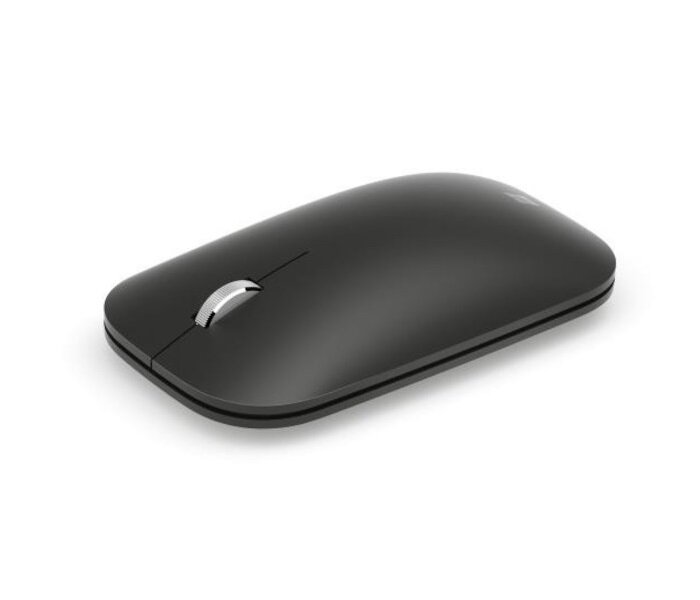 Mysz Microsoft Modern Mobile Mouse po skosie na białym tle