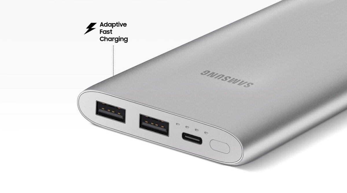 Powerbank Samsung Fast Charge EB-P1100CPEGWW posiada szybkie ładowanie