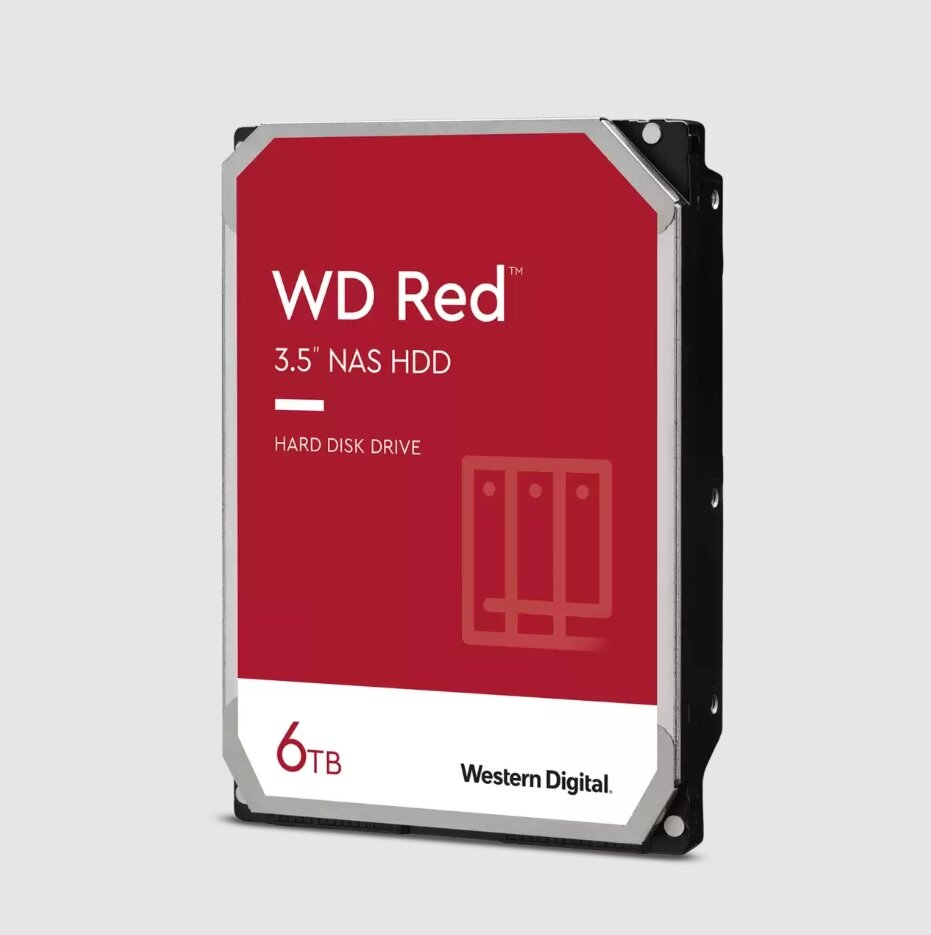 Dysk Western Digital Red 6TB frontem