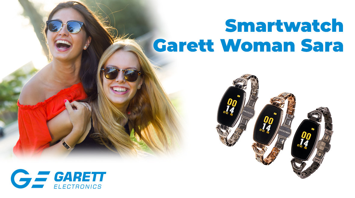 Smartwatch Garett Women Sara srebrny.