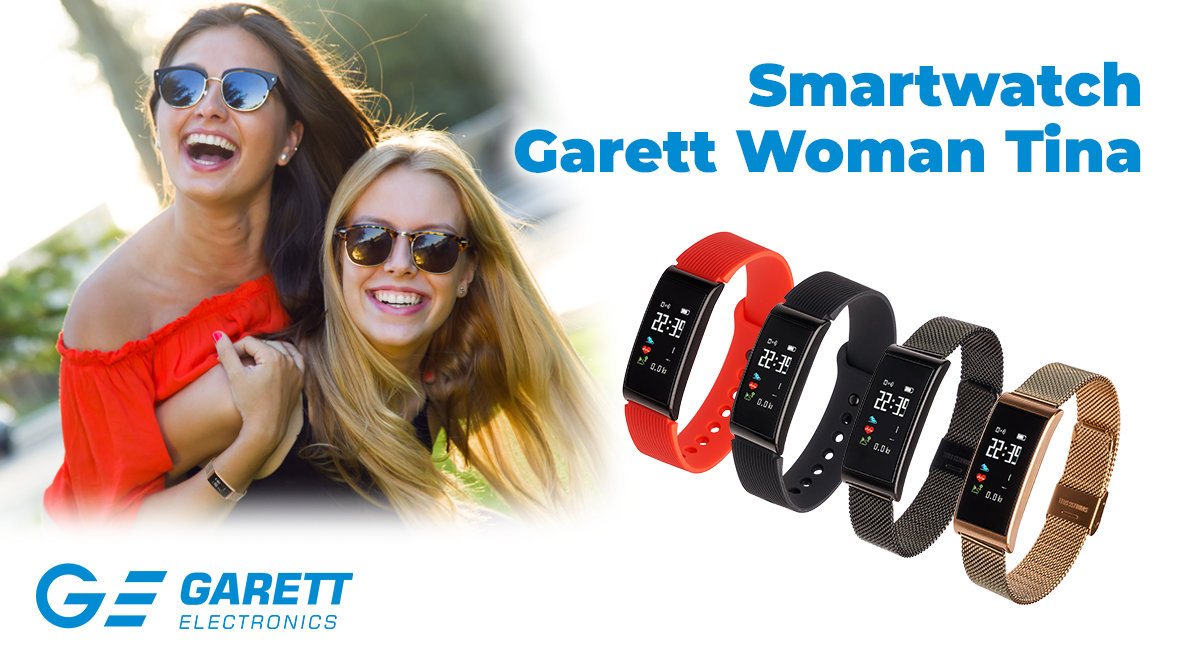 Garett Electronics Smartwatch Women Sara złoty, stalowy