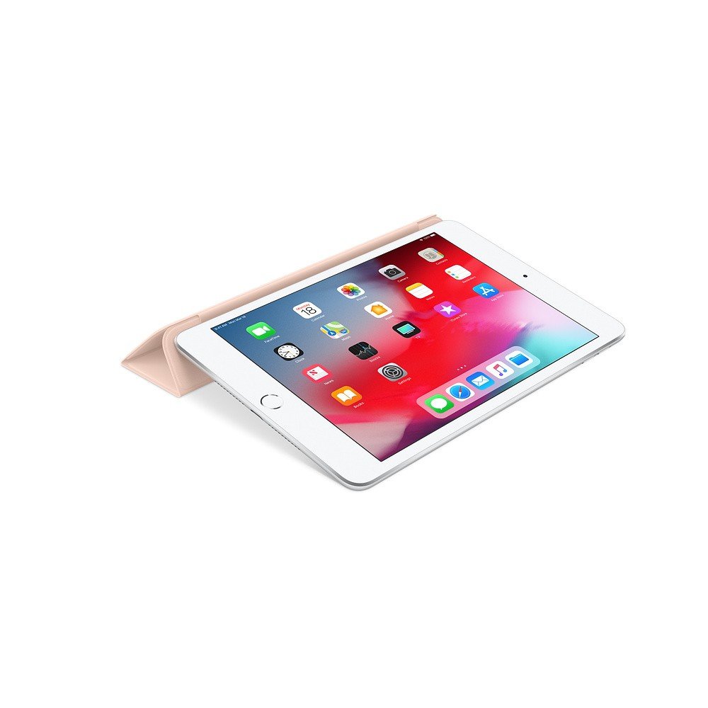 Etui Apple iPad mini Smart Cover - Pink Sand MVQF2ZM/A widok na od góry na tablet w etui