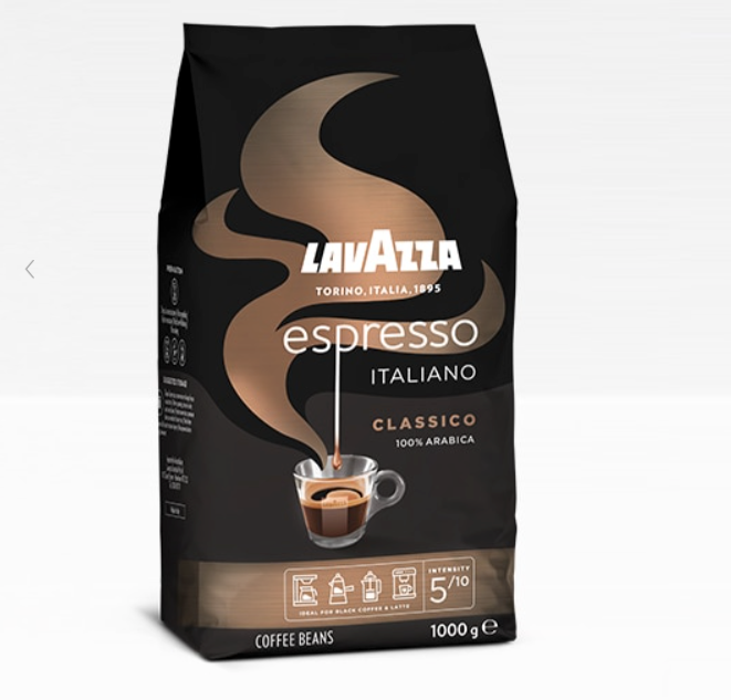 Kawa Lavazza Espresso Italiano Classico 1000 g frontem