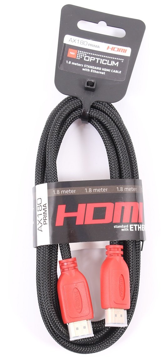 Kabel HDMI-HDMI 1,8 m AX180 PRIMA/oplot Opticum