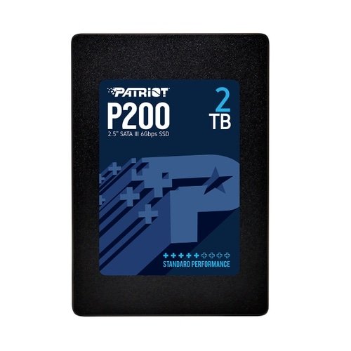 Dysk Patriot SSD P200 2TB widok przodem na front 