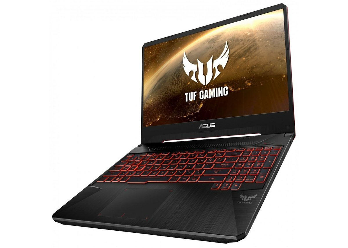 Laptop Asus FX505GE-BQ214 Intel Core i5 widoczny pod skosem