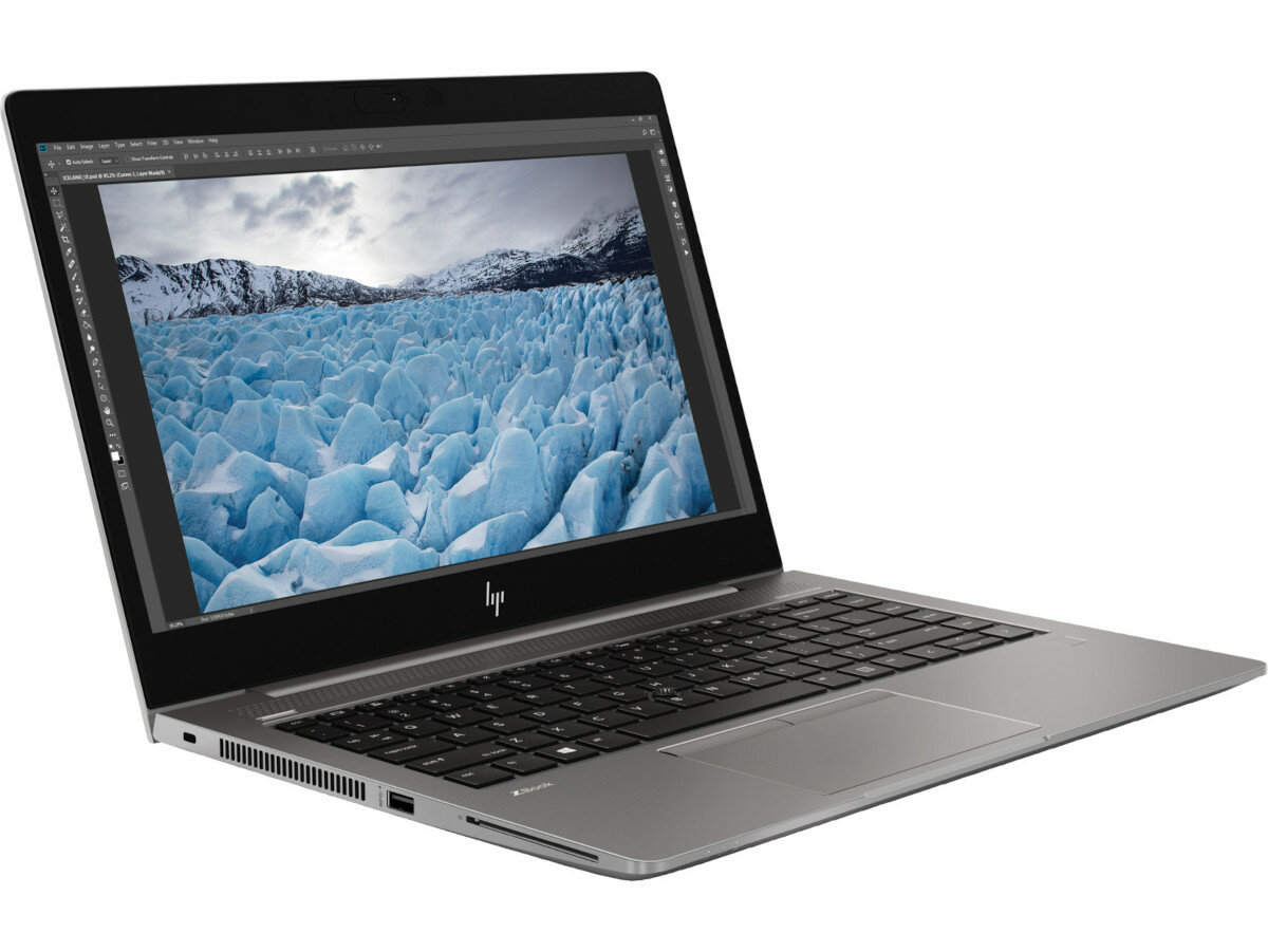 Laptop HP Zbook14u G6 6TP72EA lewy bok pod kątem