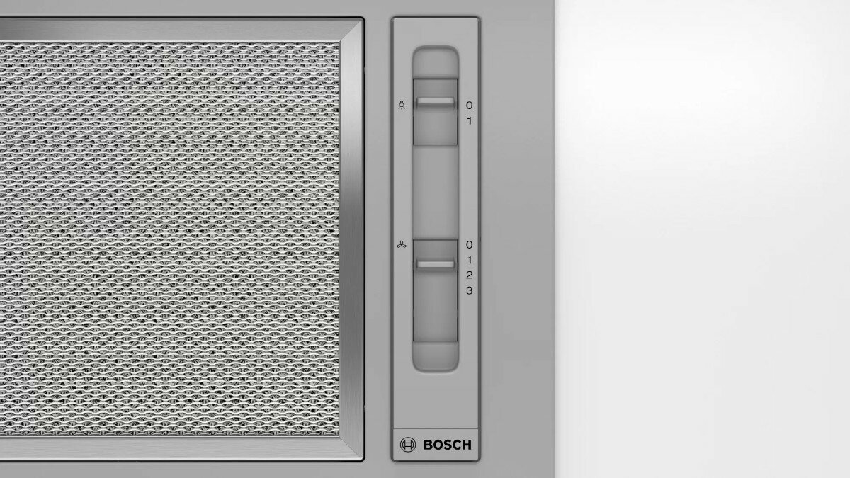 Okap wysepkowy Bosch DHL555BL filtr tłuszczu