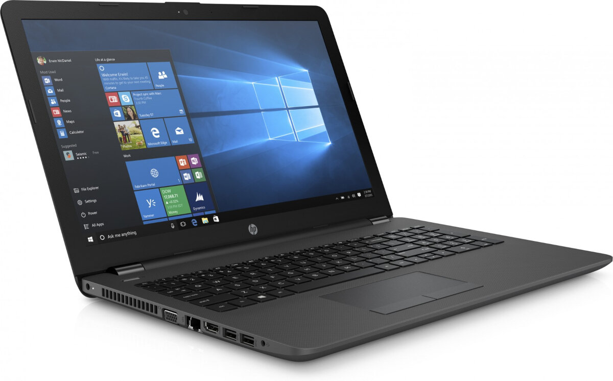 Laptop HP 250 G6 3QM24EA pod kątem od prawej strony