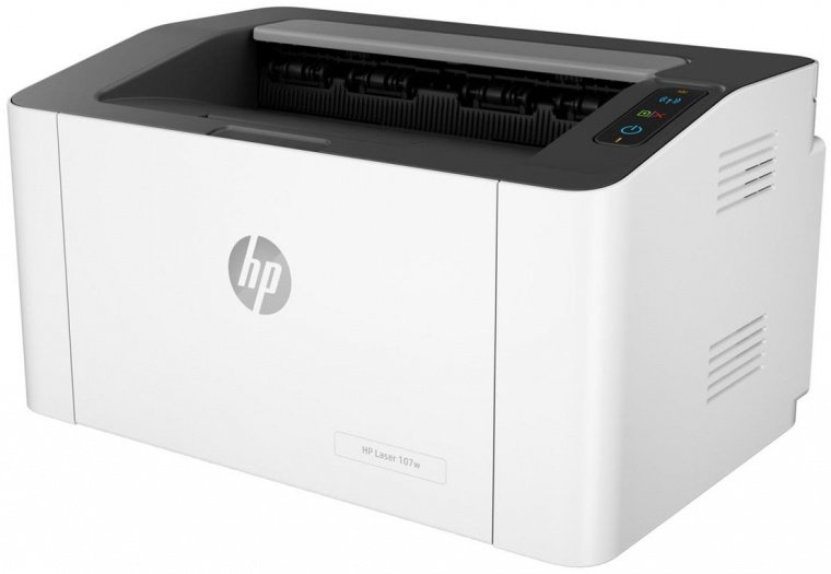 Drukarka HP Laser 107w. Łatwe drukowanie i skanowanie mobilne z aplikacją HP Smart.