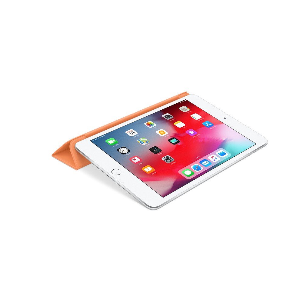 Etui Apple iPad mini Smart Cover - Papaya MVQG2ZM/A widok na od góry na tablet w etui