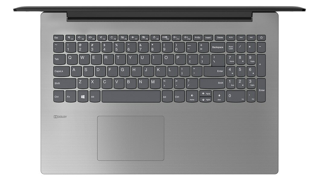 Laptop Lenovo IdeaPad 330-15IKBR widok z góry na klawiaturę 
