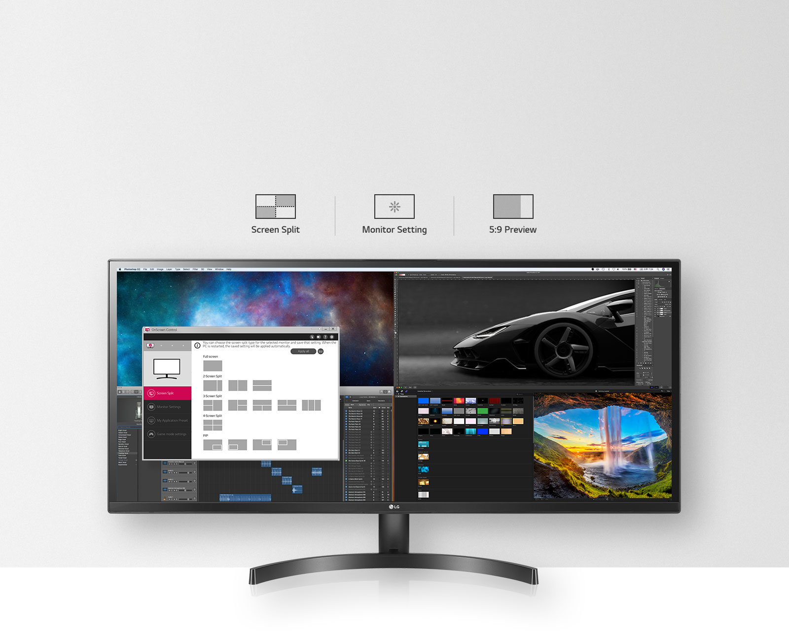 LG Monitor 29WL500-B 29'' IPS Full HD 2560x1080