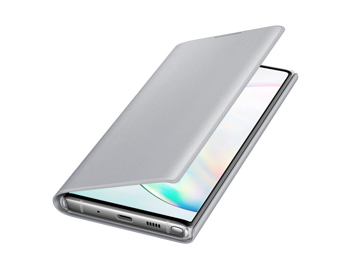 Etui Samsung LED View Cover dla Galaxy Note10 EF-NN970PSEGWW srebrne. Eleganckie i funkcjonalne.