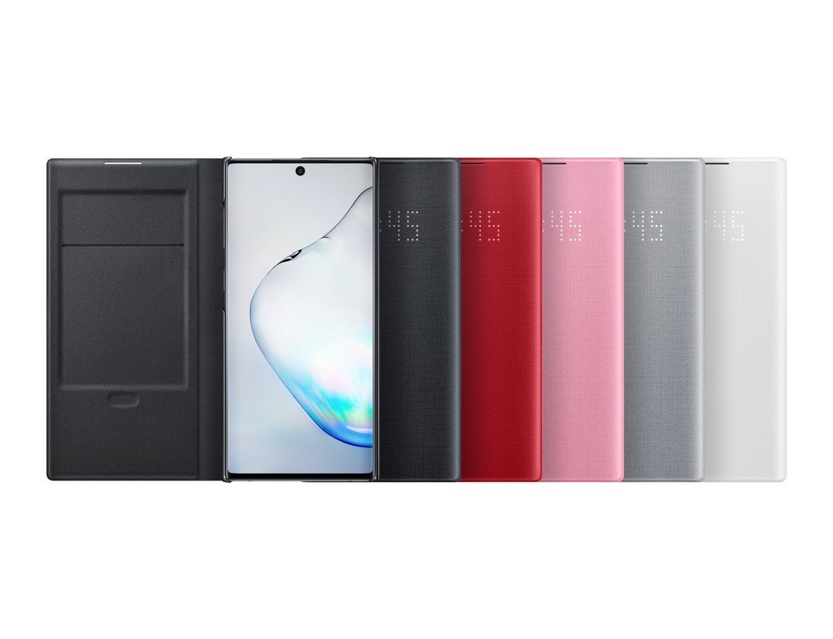 Etui Samsung LED View Cover dla Galaxy Note10 EF-NN970PSEGWW srebrne. Dostępne w kilku kolorach.