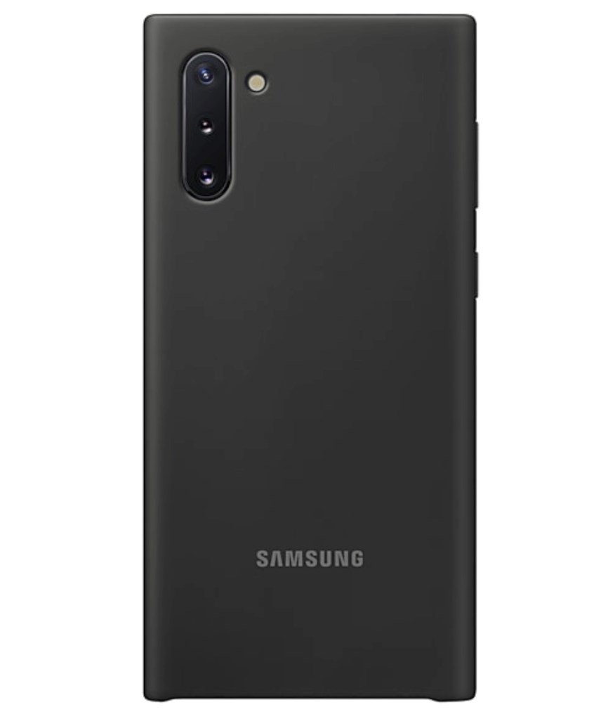 Etui silikonowe Samsung do Galaxy Note 10 EF-PN970TBEGWW plecki czarne