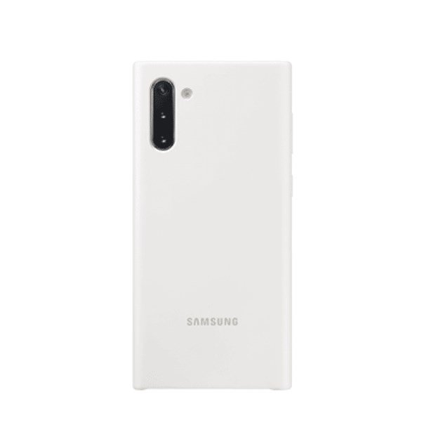 Etui silikonowe Samsung do Galaxy Note 10 EF-PN970TWEGWW plecki białe