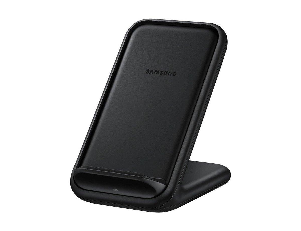 Ładowarka indukcyjna Samsung Wireless Charger Stand 15W, czarna EP-N5200TBEGWW. Błyskawicznie naładuj telefon.