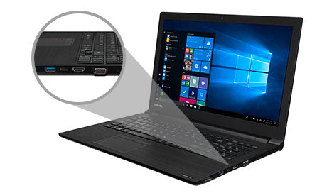 Notebook Toshiba SATELLITE PRO A50-EC-10T 15,6 FHD/i5-8250U/8GB/SSD256GB/UHD620/10PR Black