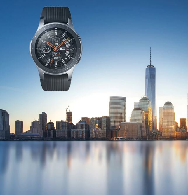 Smartwatch Samsung Galaxy Watch 46mm LTE SM-R805FZSAOPV Silver widok od przodu