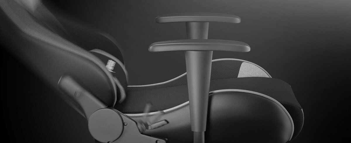 Krzesło gamingowe Genesis Nitro 440 czarno-szare regulacja oparcia