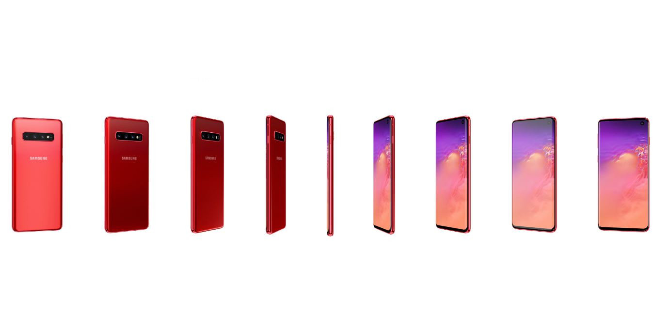 Smartfon Samsung Galaxy S10 SM-G973FZRDXEO 8GB/128GB Red. Wyznacza standardy mobilności.
