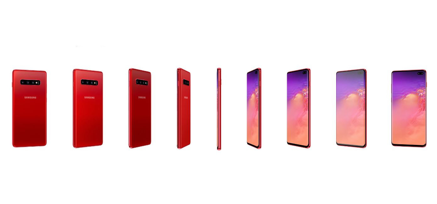Smartfon Samsung Galaxy S10+ SM-G975FZRDXEO 8GB/128GB Red. Wyznacza standardy mobilności.