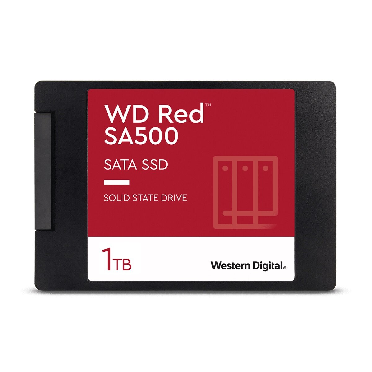Dysk SSD WD Red SA500 1TB WDS100T1R0A widok od przodu