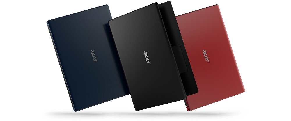 Laptop Acer Aspire 1 A114-32-P7E5 klapa w trzech kolorach