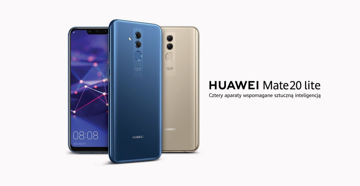 Smartfon Huawei Mate 20 Lite Dual SIM 64GB Czarny.