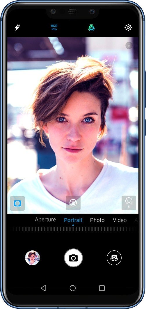 Smartfon Huawei Mate 20 Lite Dual SIM 64GB Czarny. AI mistrz selfie. Jasne światło: HDR Pro.