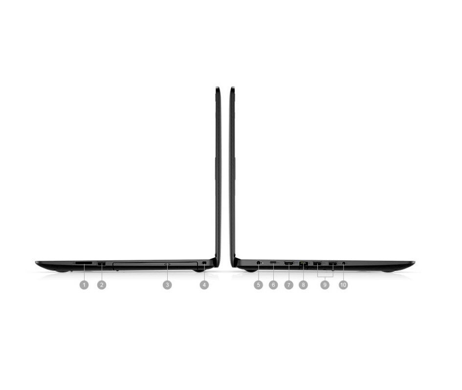Laptop Dell Inspiron 3793 17-calowy złącza boczne