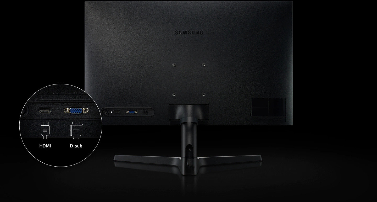 Monitor Samsung 23,8 LS24R350FHUXEN IPS bezramkowy kabel HDMI