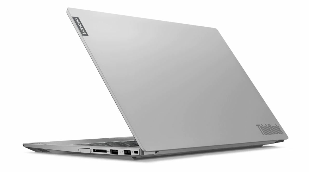 Laptop Lenovo ThinkBook 15 20RW004YPB widok z tyłu pod kątem
