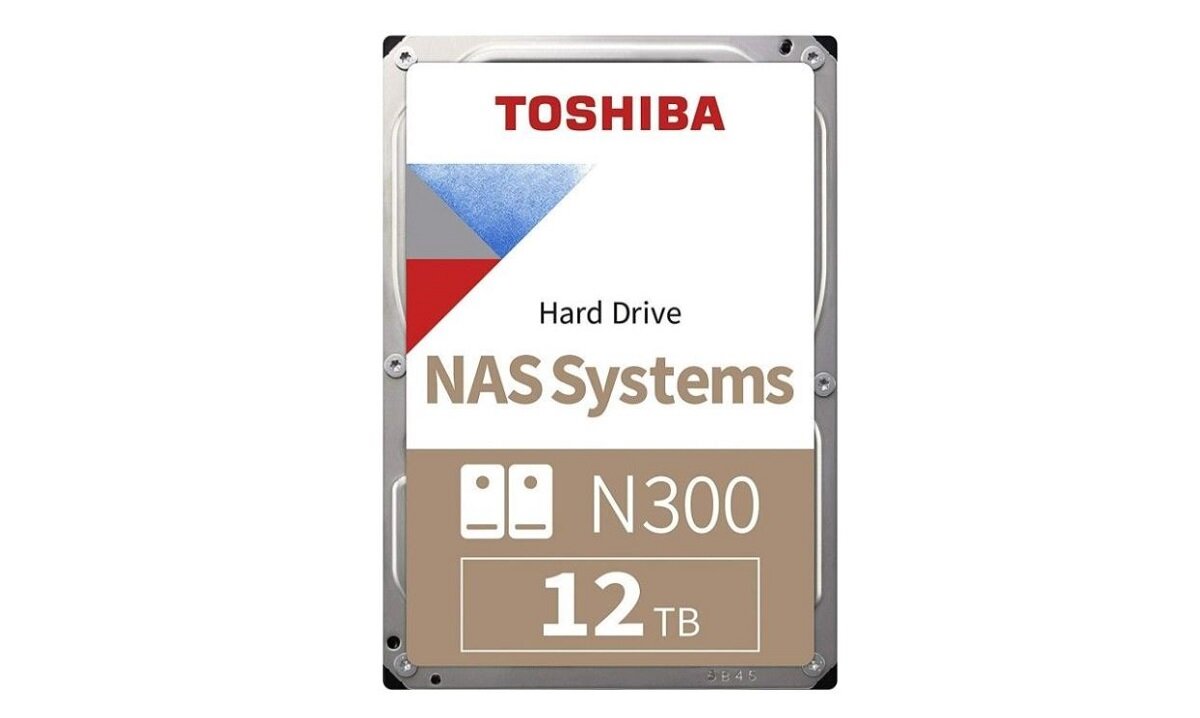 Dysk Toshiba NAS N300 12TB HDWG21CEZSTA przód