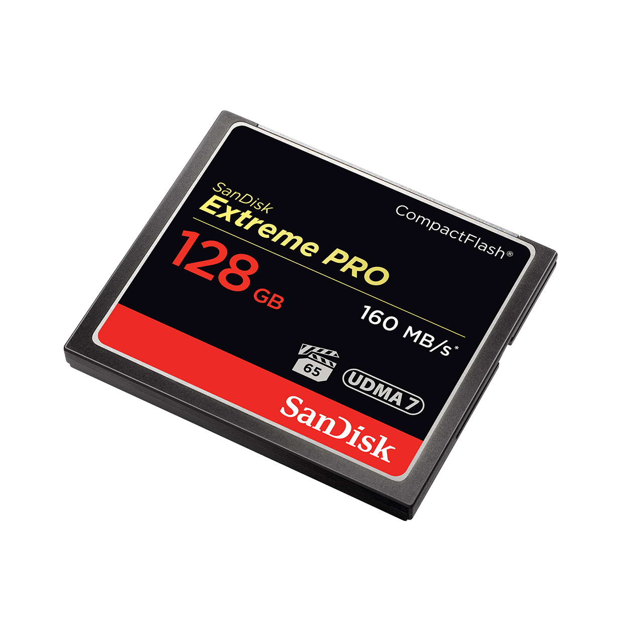 Sandisk Compact Flash Extreme Pro 128GB  skos prawy
